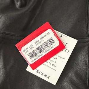 SPANX Shiny Black Leggings